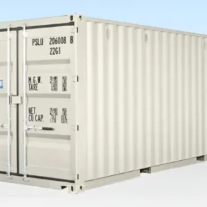 20FT SHIPPING CONTAINER (ONE TRIP) WHITE (RAL 9003)